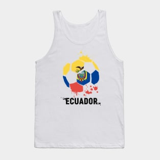 Ecuador Qatar 2022 World Cup, Ecuador Soccer Team 2022 Supporter Funny Ecuador Flag Futbol Tank Top